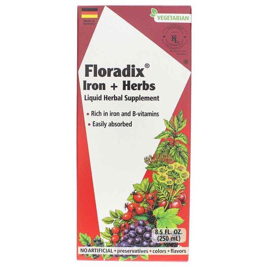 Floradix Iron + Herbs Liquid Extract, SAL